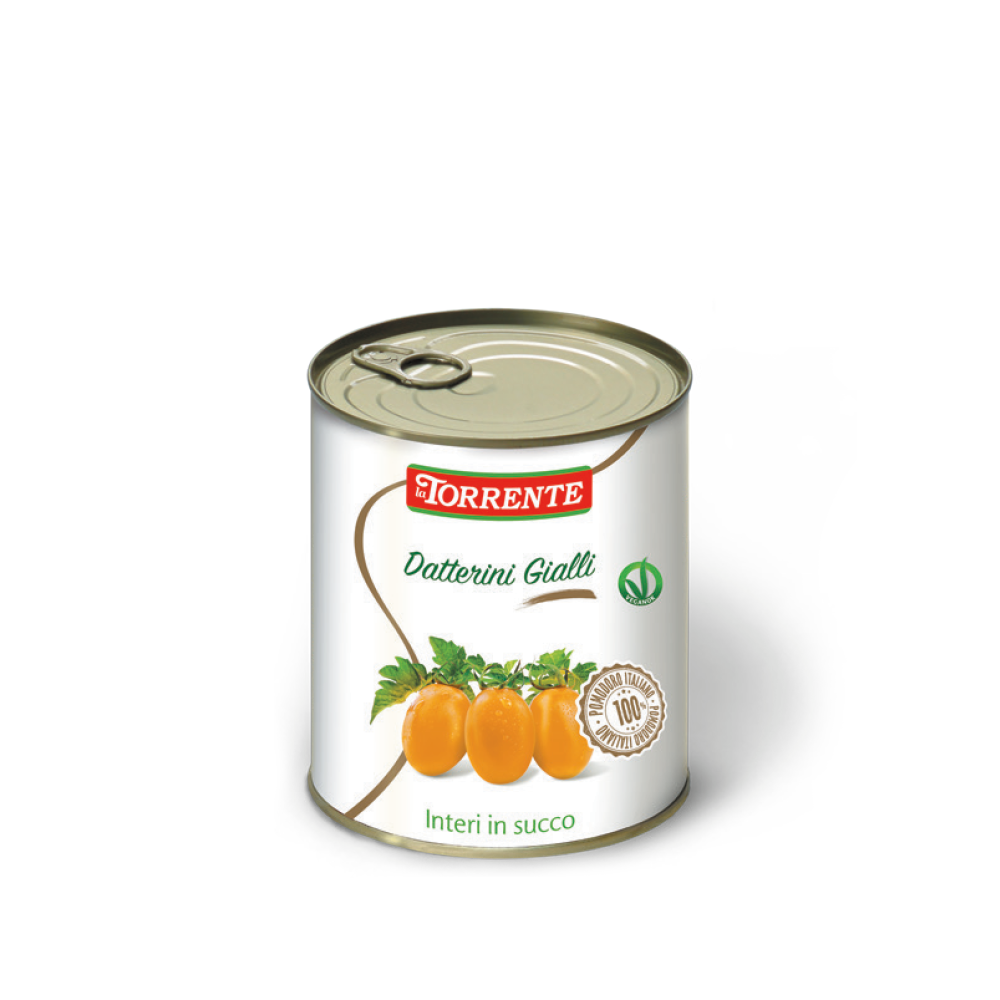 Datterini gialli interi in succo