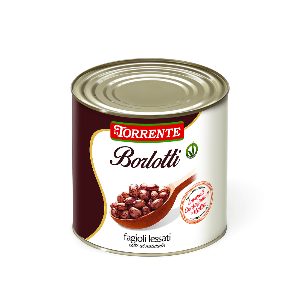 Fagioli borlotti lessati cotti al naturale catering