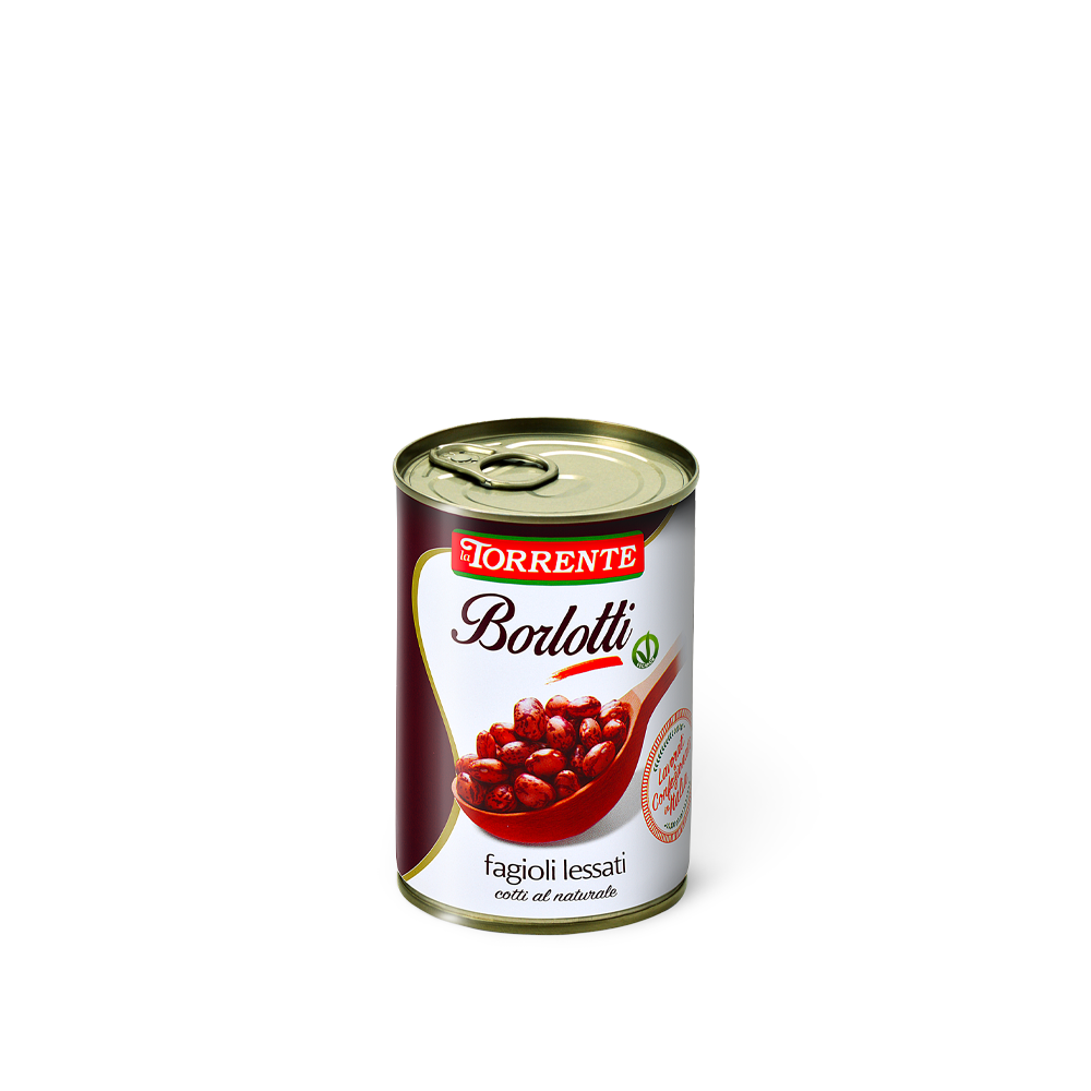 Fagioli borlotti lessati cotti al naturale