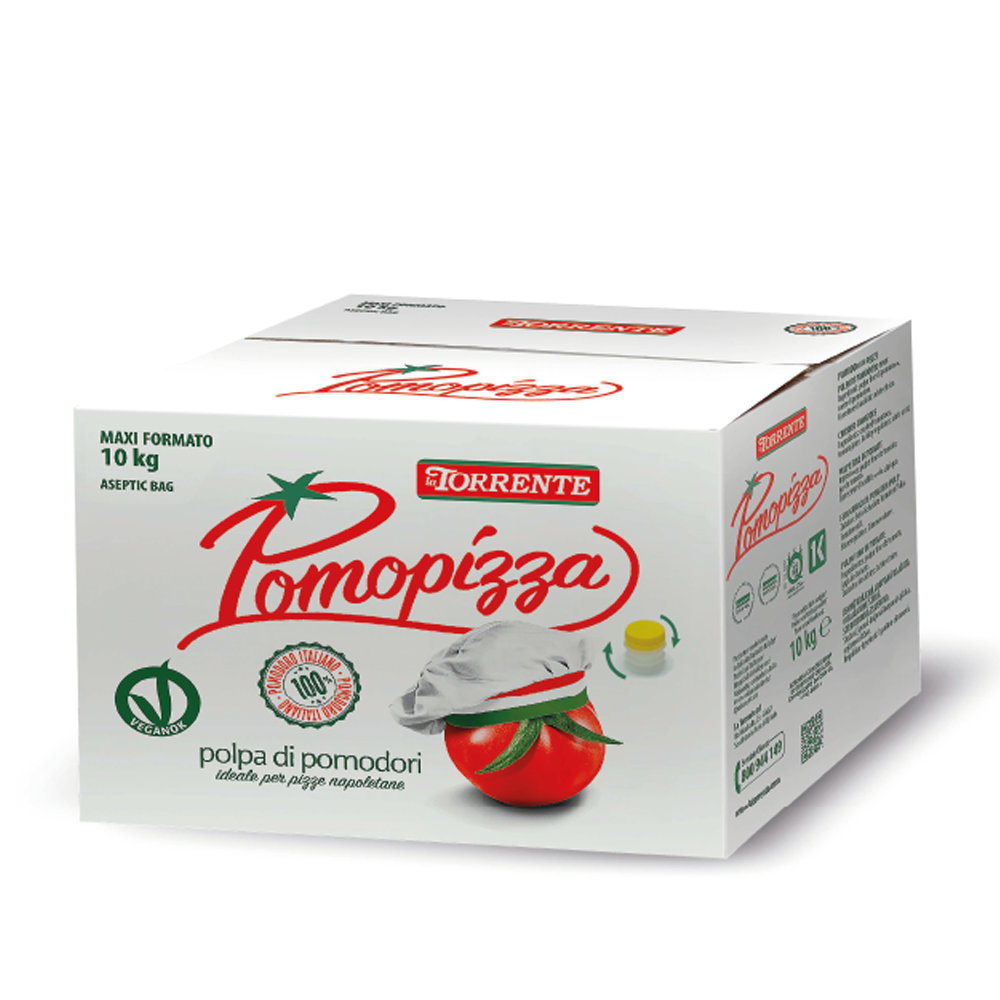 Polpa fine di pomodori Pomopizza in busta asettica