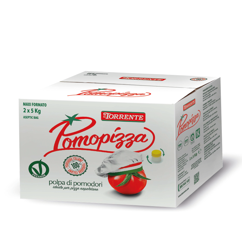 Polpa fine di pomodori Pomopizza in busta asettica