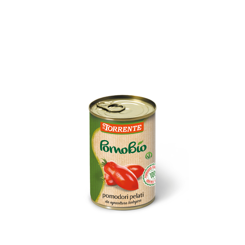 Pomodori pelati interi da agricoltura biologica